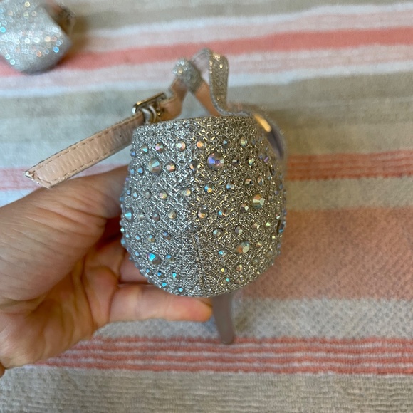 De Blossom Collections Rhinestone Glittery Heels Size 7.5 - Picture 9 of 16